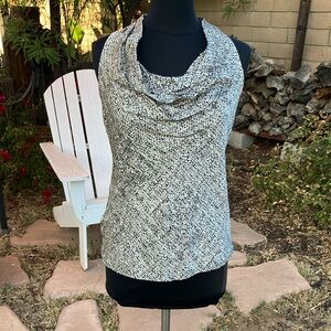 Ann Taylor Black and White Tank Top